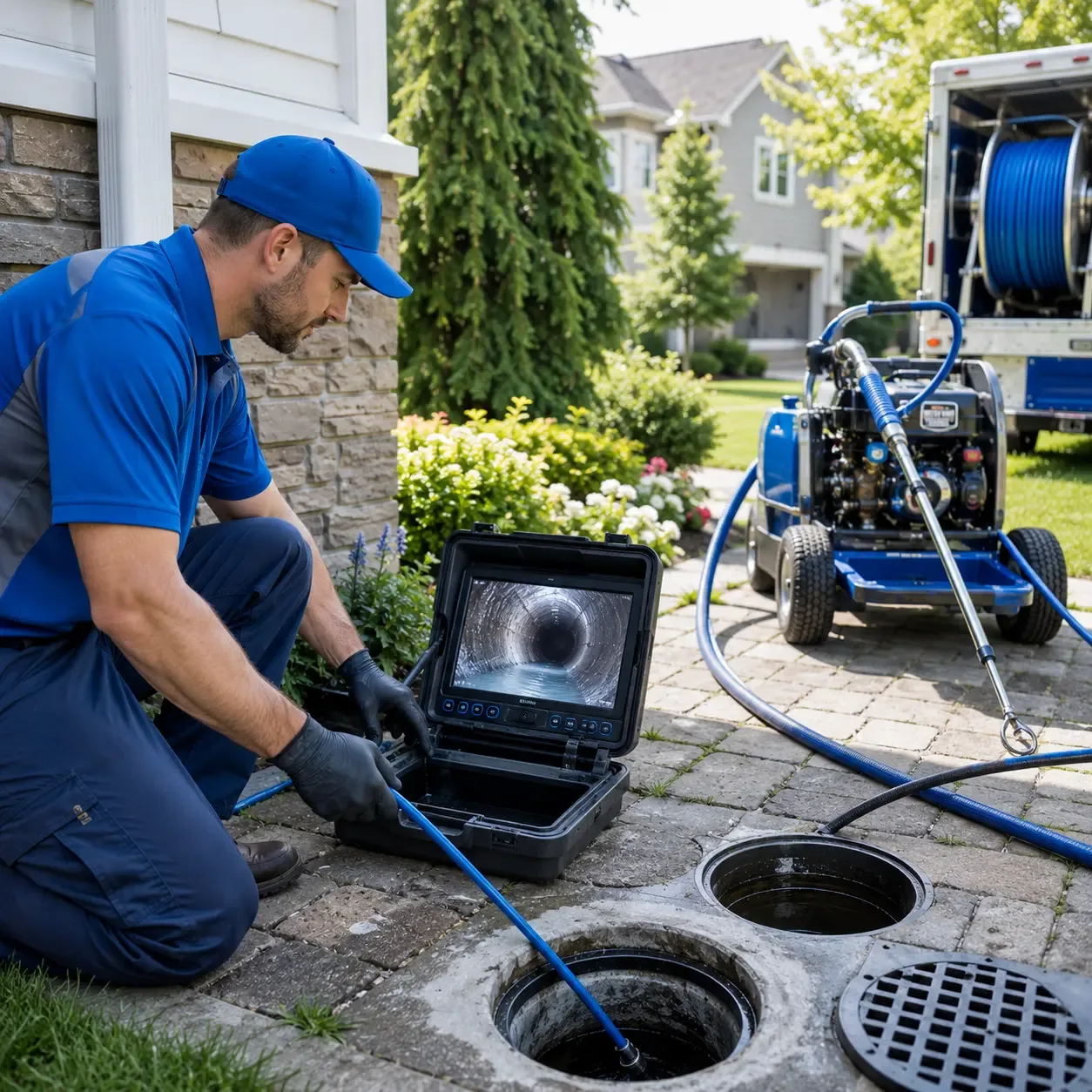 Outdoor drain cleaning professionals serving Tea, SD
